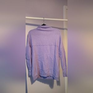 Free People Wisteria Lilac Lavander Cashmere Ottoman Sweater Tunic Small